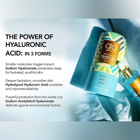 🆕The Go Beauty HYDRO REVIVING | HYALURONIC ACID +7 PEPTIDES COMPLEX, DAY SERUM - Picture 9 of 10